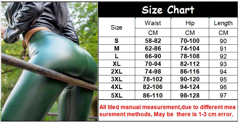 Snugs™ Vixen | Sexy Stretchy Tummy Control Leather Leggings