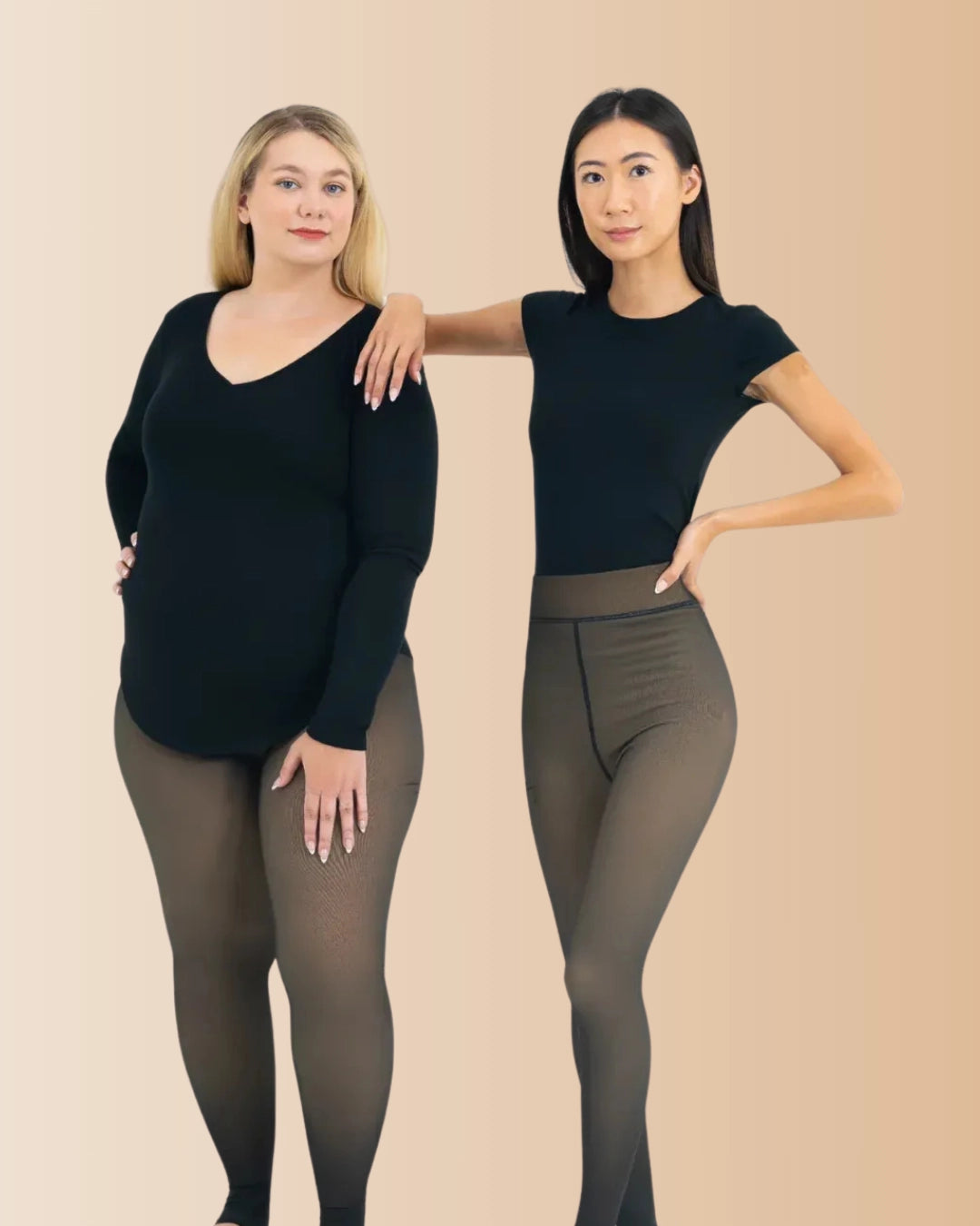 The Original Magic Fleece-Lined Sheer Tights Light