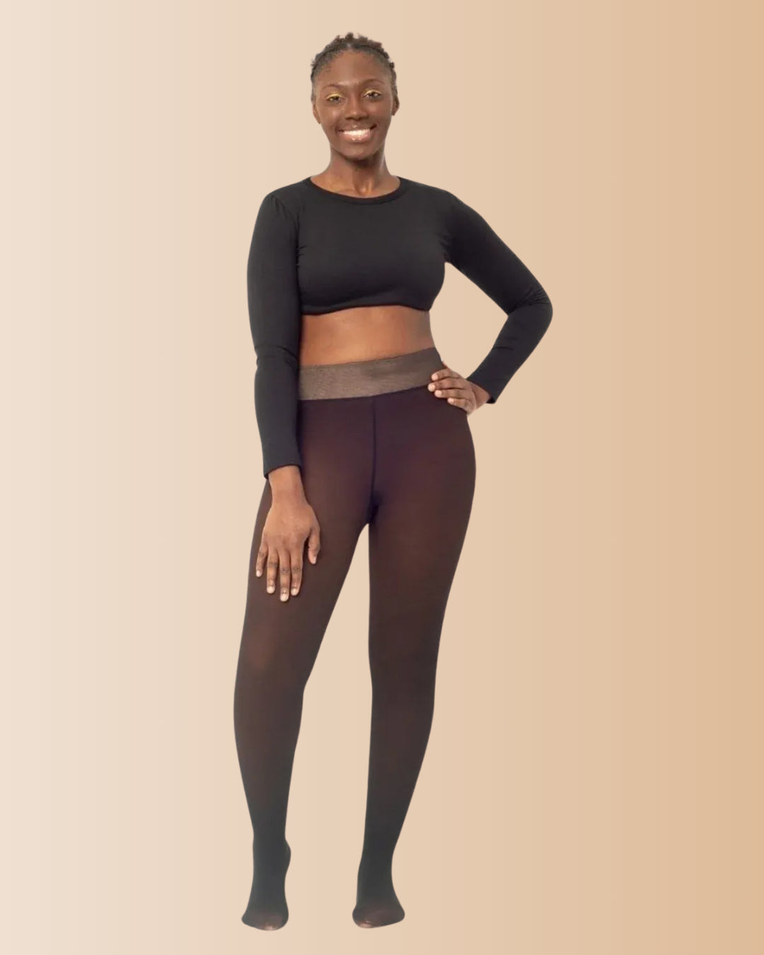 The Original Magic Fleece-Lined Sheer Tights Deep