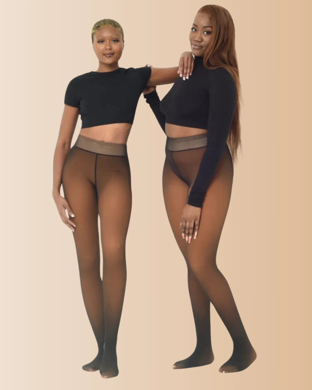 The Original Magic Fleece-Lined Sheer Tights Bronze