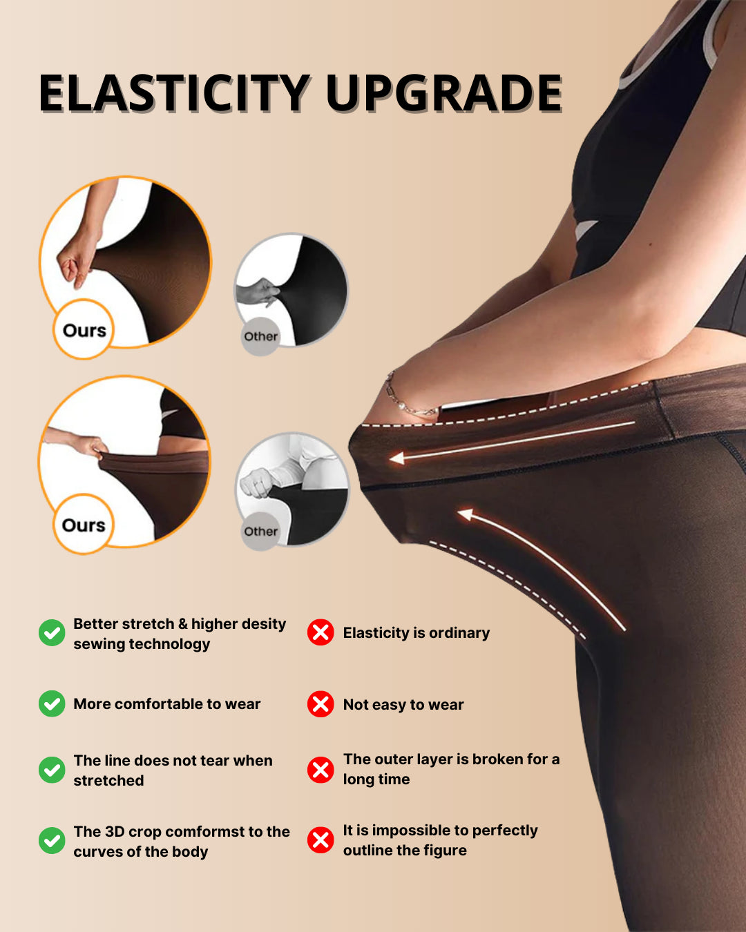 The Original Magic Fleece-Lined Sheer Tights