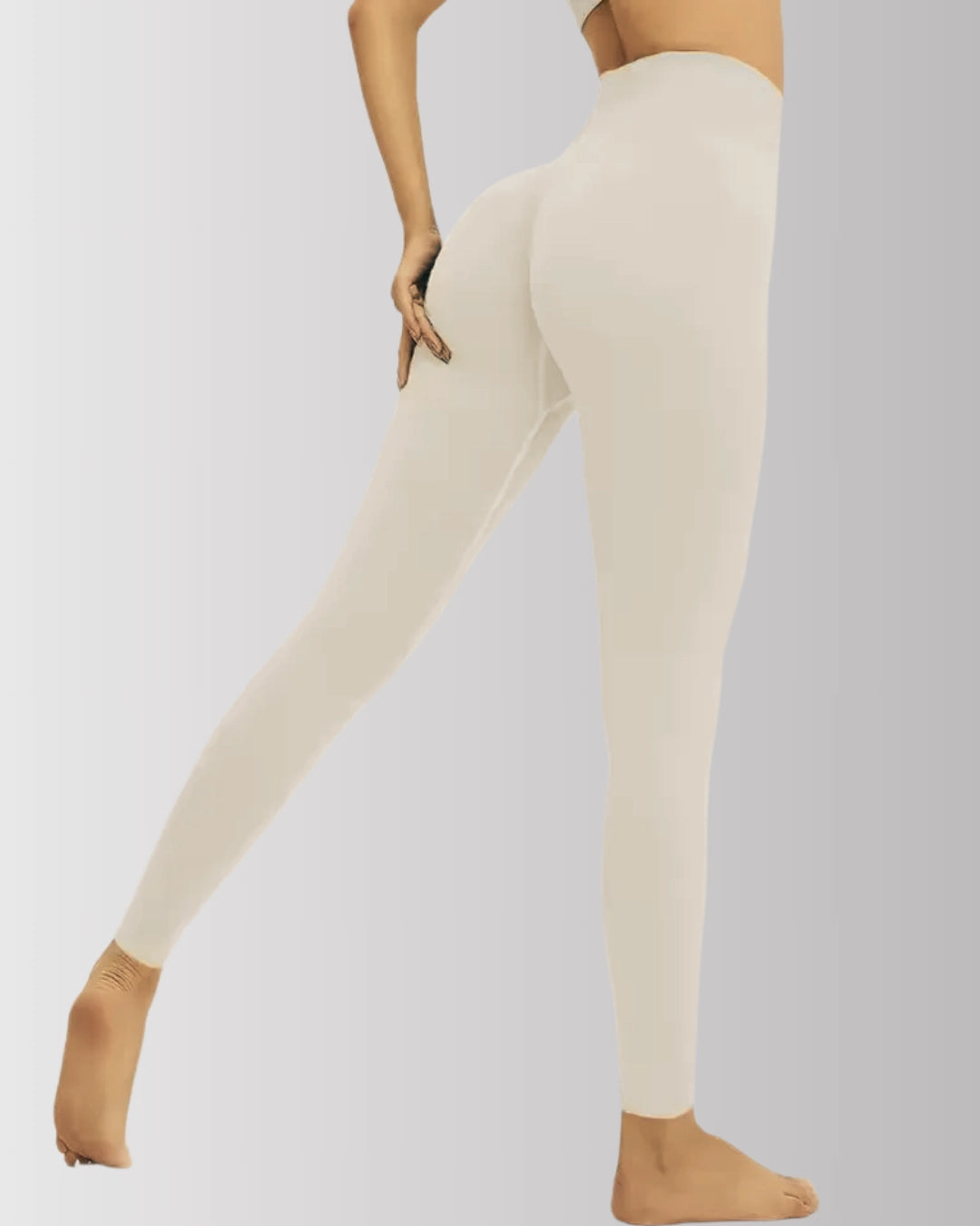 Seamless Solid Tummy Control Butt Lifting Gym Leggings