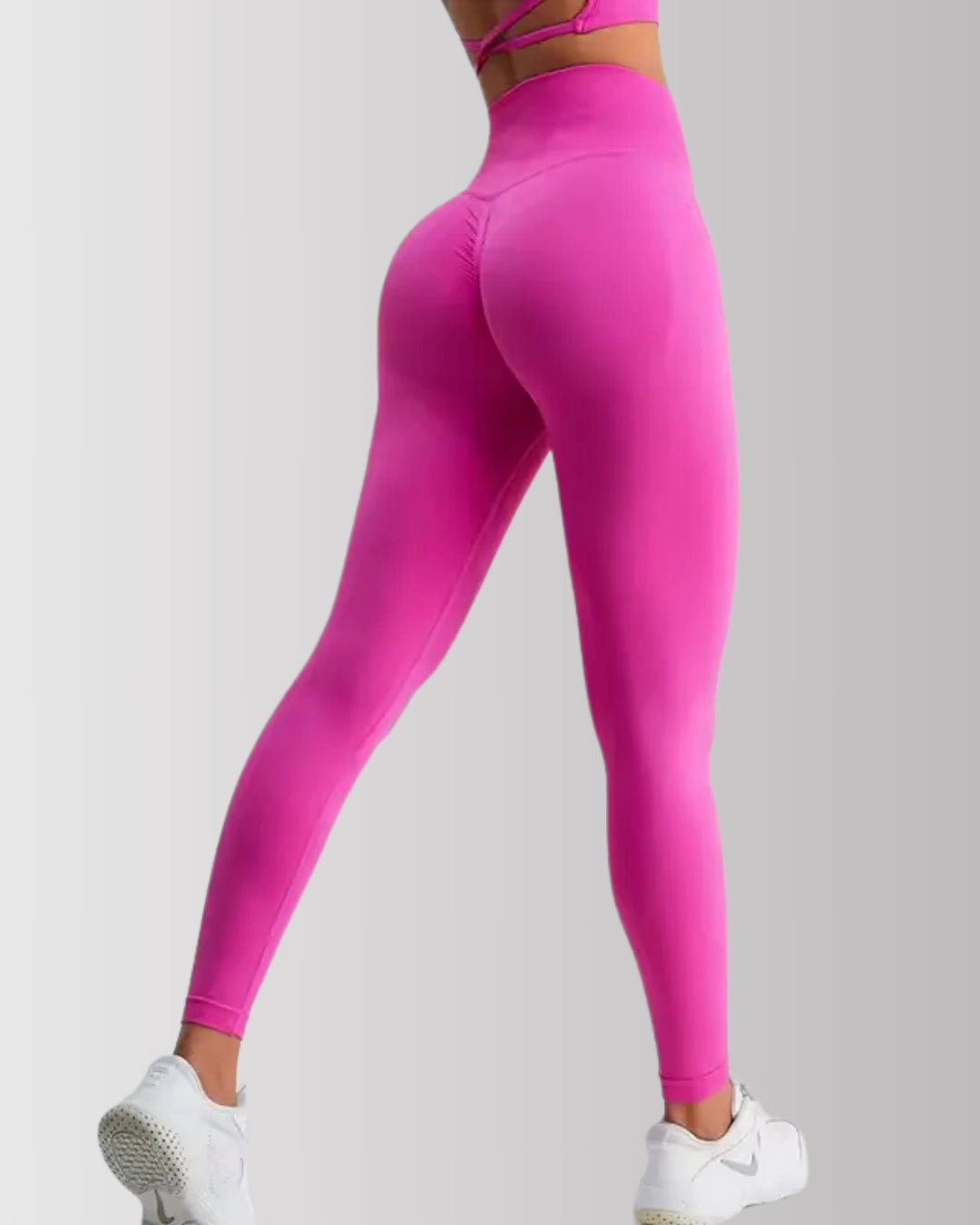 Seamless Solid Tummy Control Butt Lifting Gym Leggings