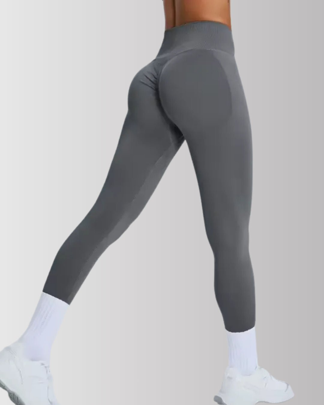 Seamless Solid Tummy Control Butt Lifting Gym Leggings