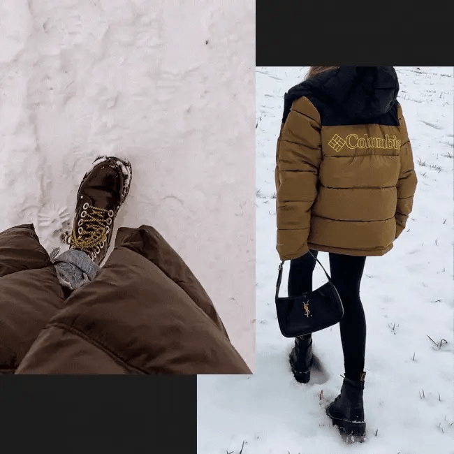 Womens Leather Platform Mid-Calf Biker Booties