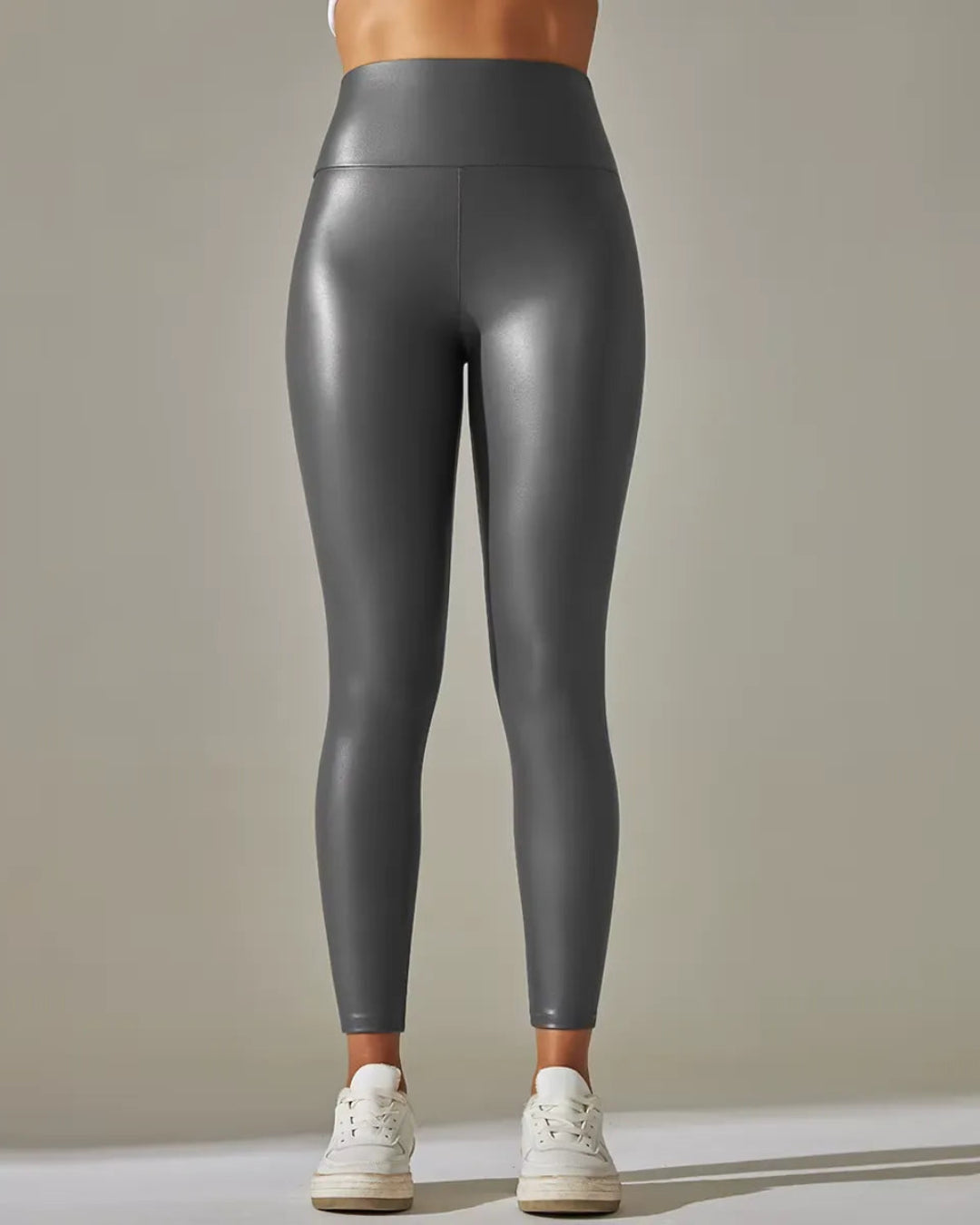 Sexy Stretchy Tummy Control Butt Lifting Leather Leggings