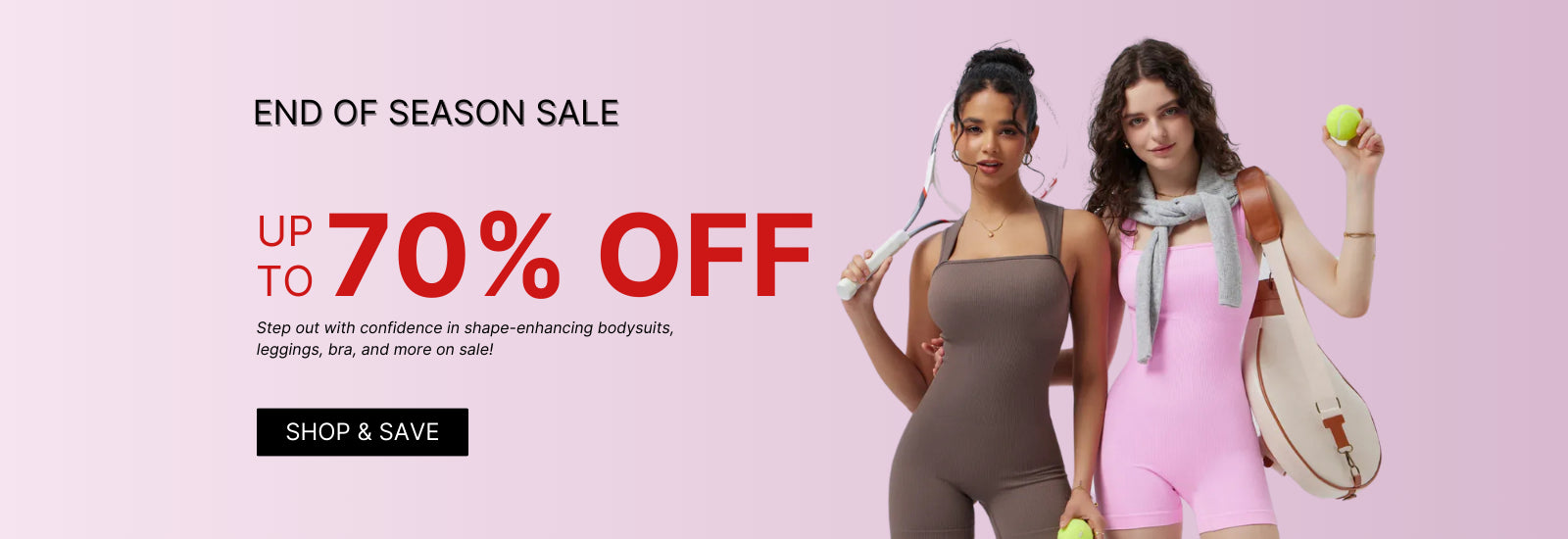 END OF SEASON SALE: UP TO 70% OFF | Step out with confidence in shape-enhancing bodysuits, leggings, bra, and more on sale!