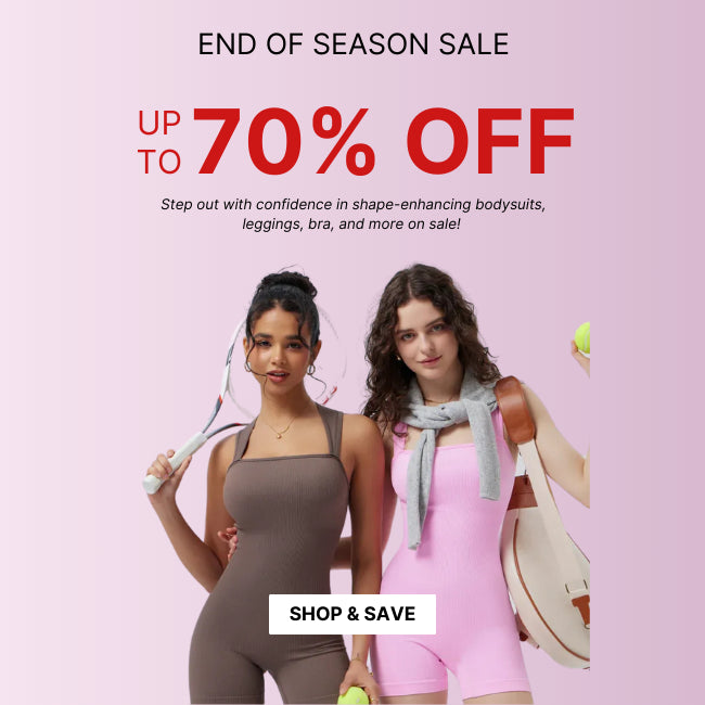 END OF SEASON SALE: UP TO 70% OFF | Step out with confidence in shape-enhancing bodysuits, leggings, bra, and more on sale!
