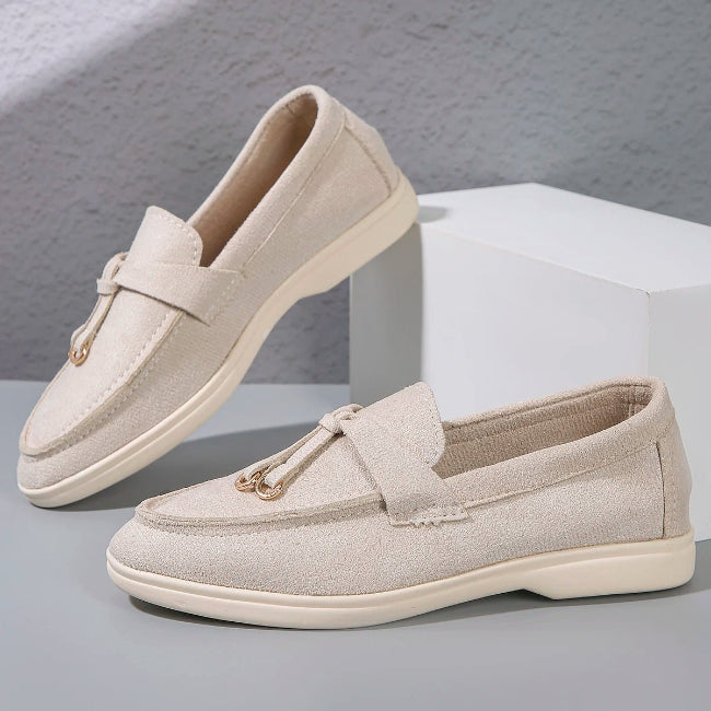 Women Suede Loafer Shoes