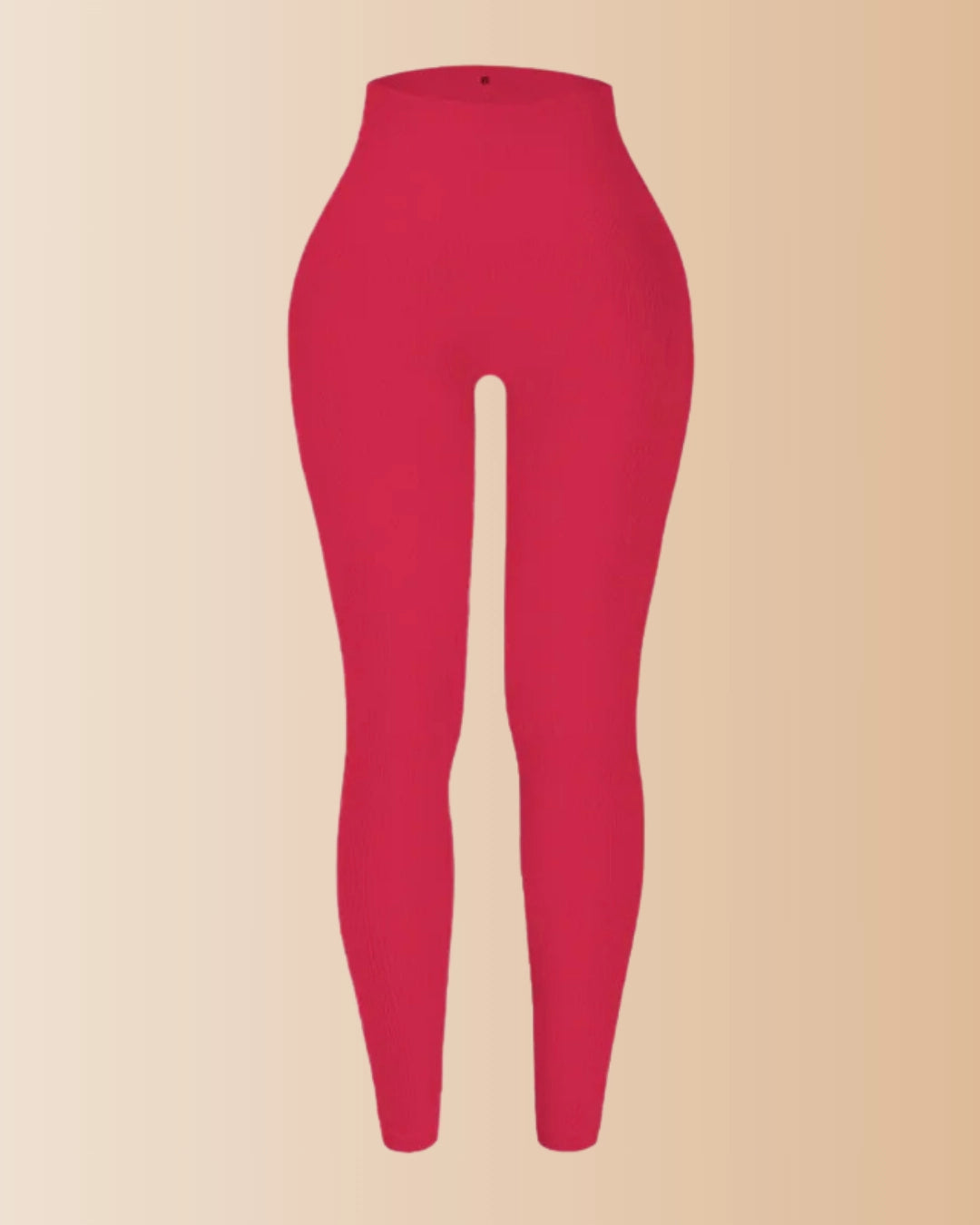 Seamless Ribbed Tummy Control Butt Lifting Leggings