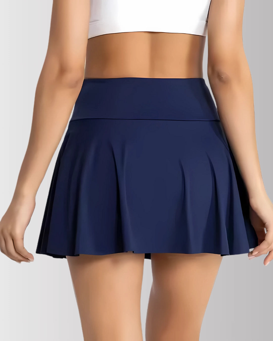 Seamless Hidden Pokets Tummy Control Butt Lifting Flared Tennis Skort