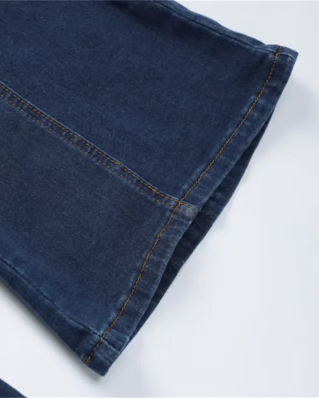 Sleeveless Crew Neck Zipper Denim Flared Jumpsuit