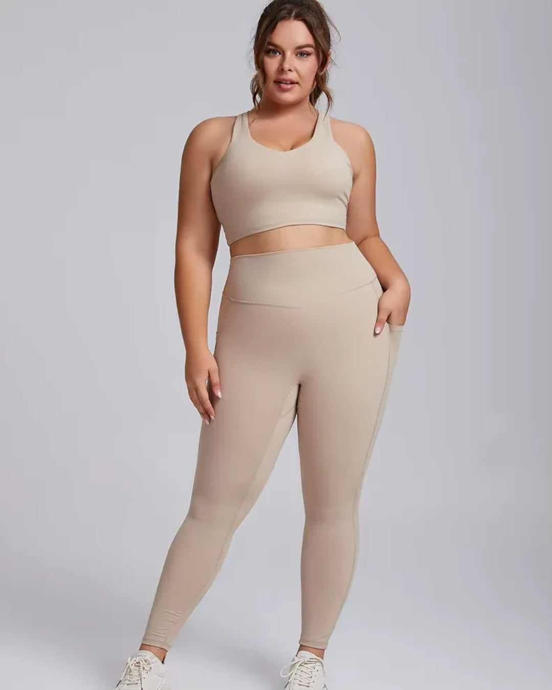 Highly Stretchy Breathable Sculpting 2-Pieces Set
