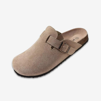 Women Suede Clog Sandals