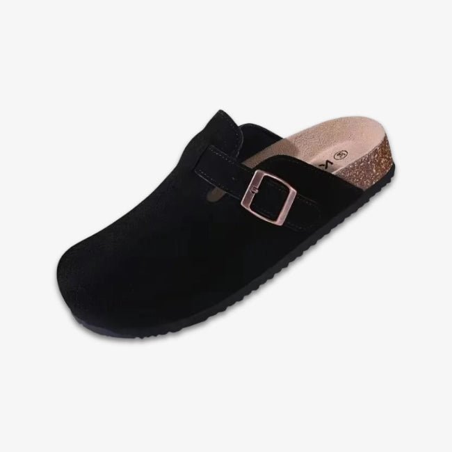 Women Suede Clog Sandals