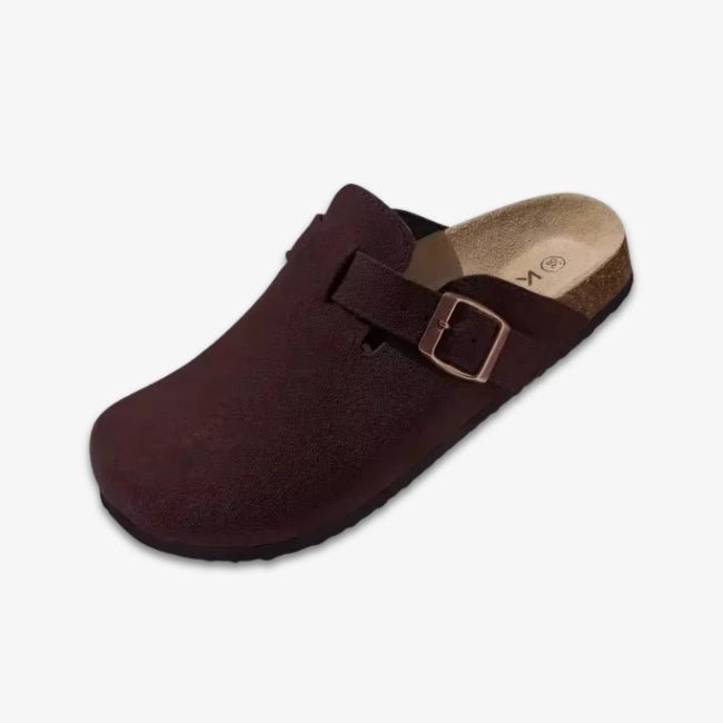 Women Suede Clog Sandals