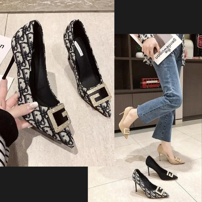 Women's Suede Stiletto Decolletee