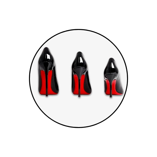 choice of heel heights