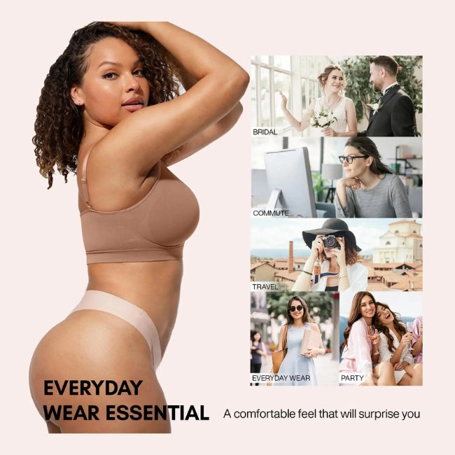 Seamless Wireless Sculpting Push Up Bra product feature