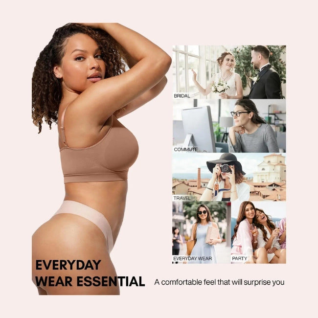 Seamless Wireless Sculpting Push Up Bra product feature
