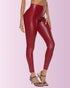 Sexy Stretchy Tummy Leather Leggings