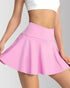 Seamless Hidden Pokets Tummy Control Butt Lifting Flared Tennis Skort
