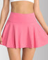 Seamless Hidden Pokets Tummy Control Butt Lifting Flared Tennis Skort
