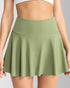 Seamless Hidden Pokets Tummy Control Butt Lifting Flared Tennis Skort