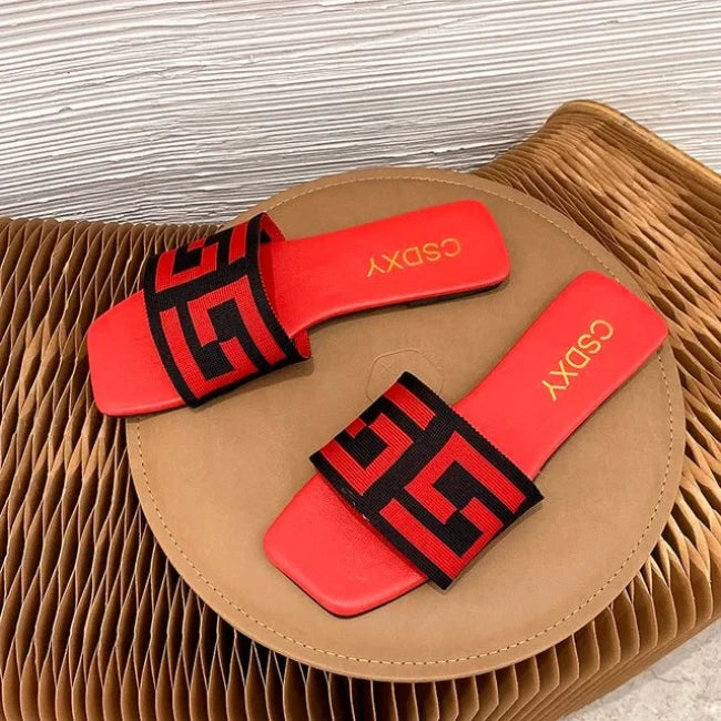 Women Cotton Flatform Sandals