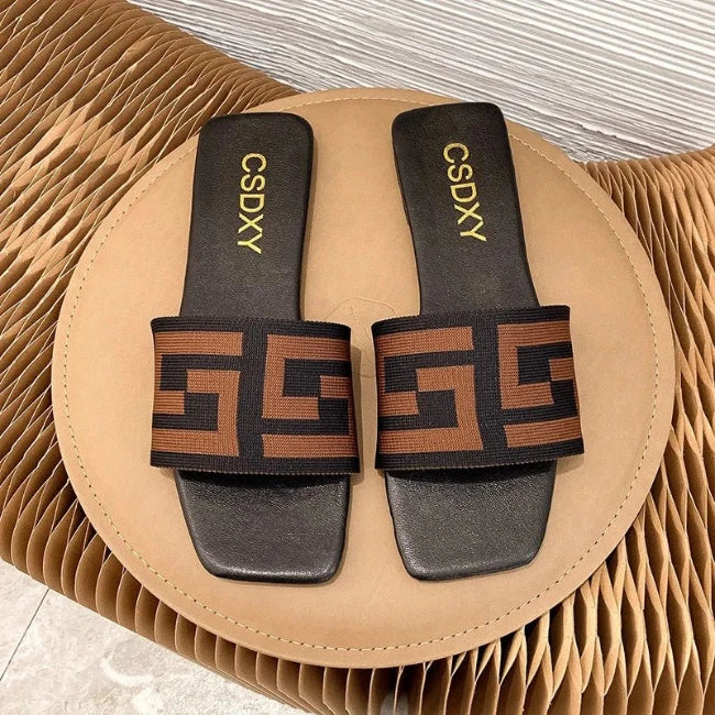 Women Cotton Flatform Sandals