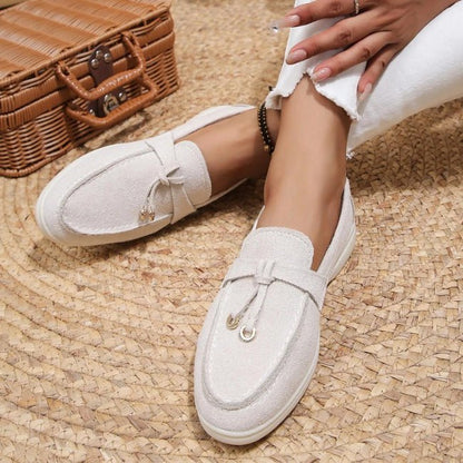 Women Suede Loafer Shoes