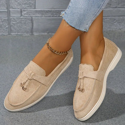 Women Suede Loafer Shoes