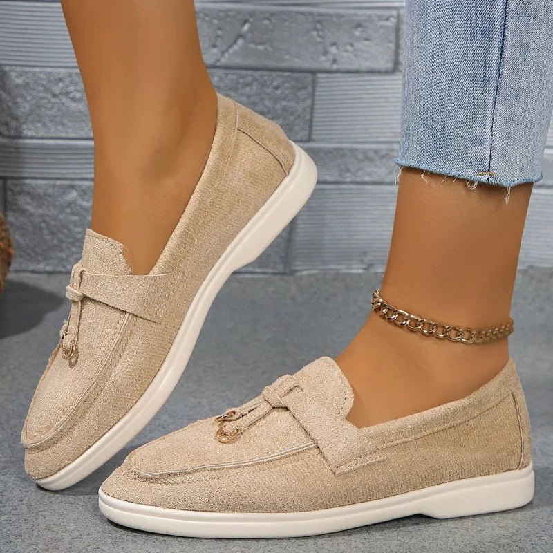 Women Suede Loafer Shoes