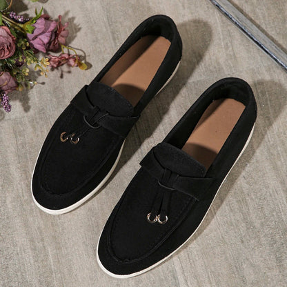 Women Suede Loafer Shoes