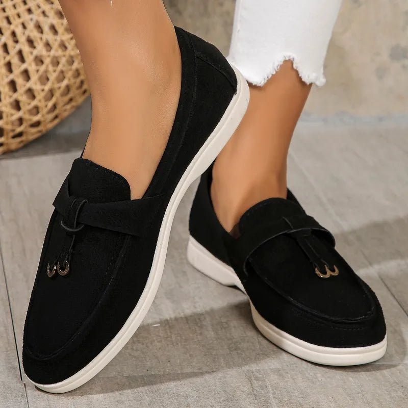 Women Suede Loafer Shoes