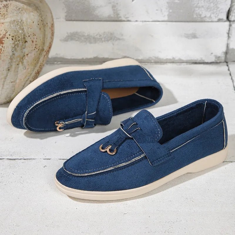 Women Suede Loafer Shoes