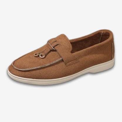 Women Suede Loafer Shoes