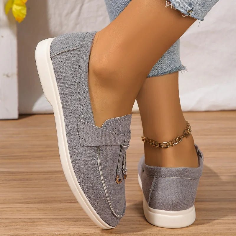 Women Suede Loafer Shoes