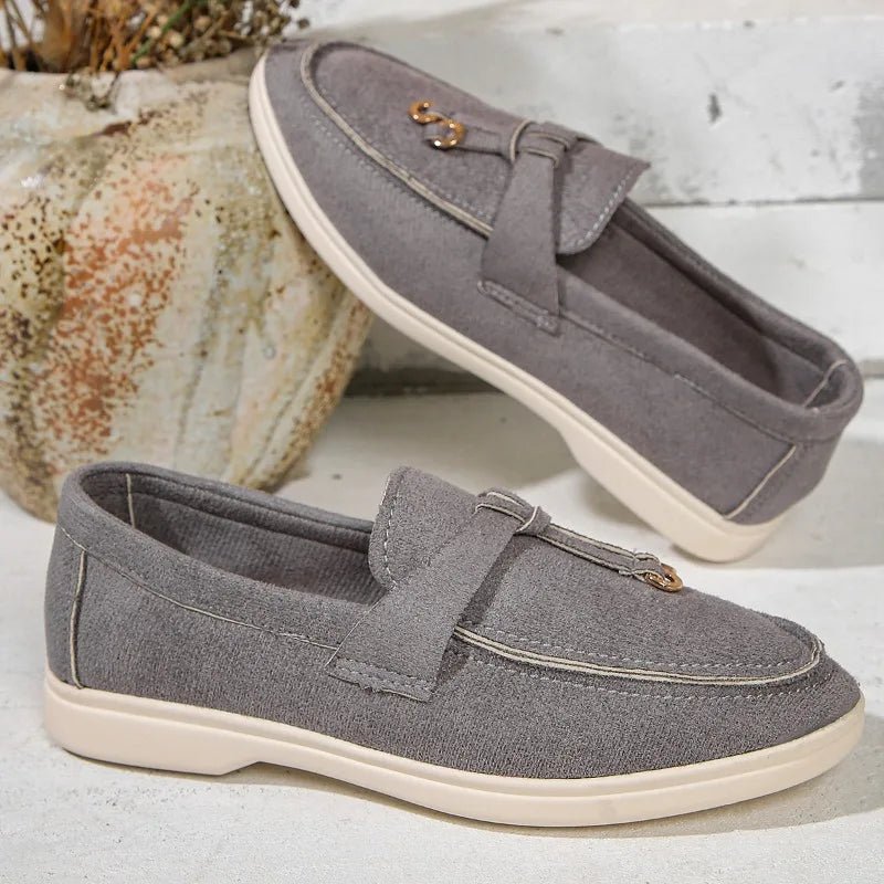 Women Suede Loafer Shoes