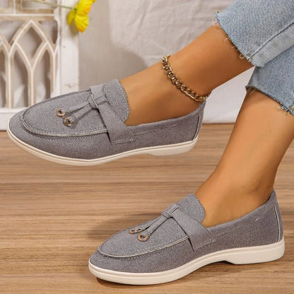 Women Suede Loafer Shoes