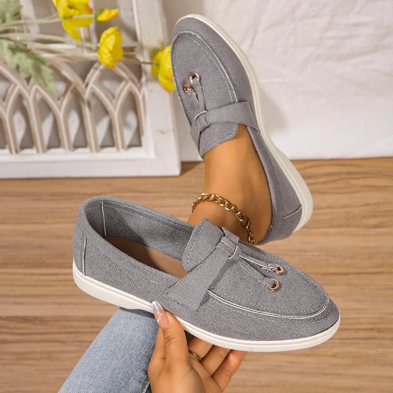 Women Suede Loafer Shoes