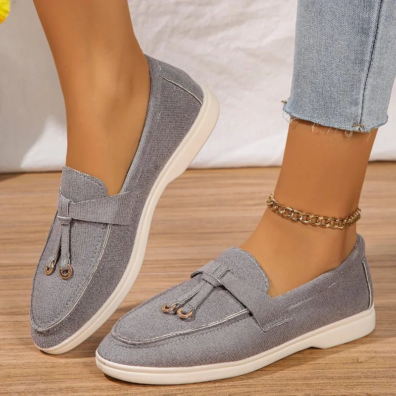 Women Suede Loafer Shoes