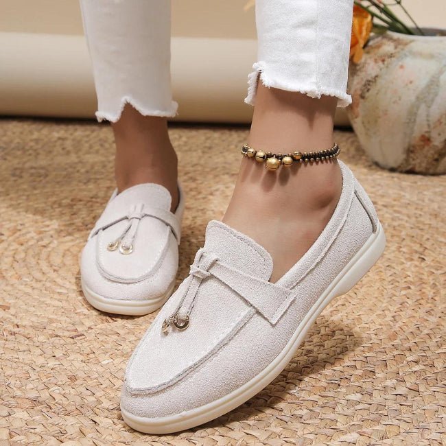 Women Suede Loafer Shoes