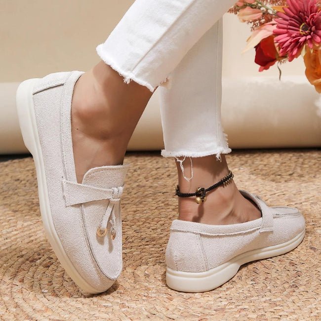 Women Suede Loafer Shoes