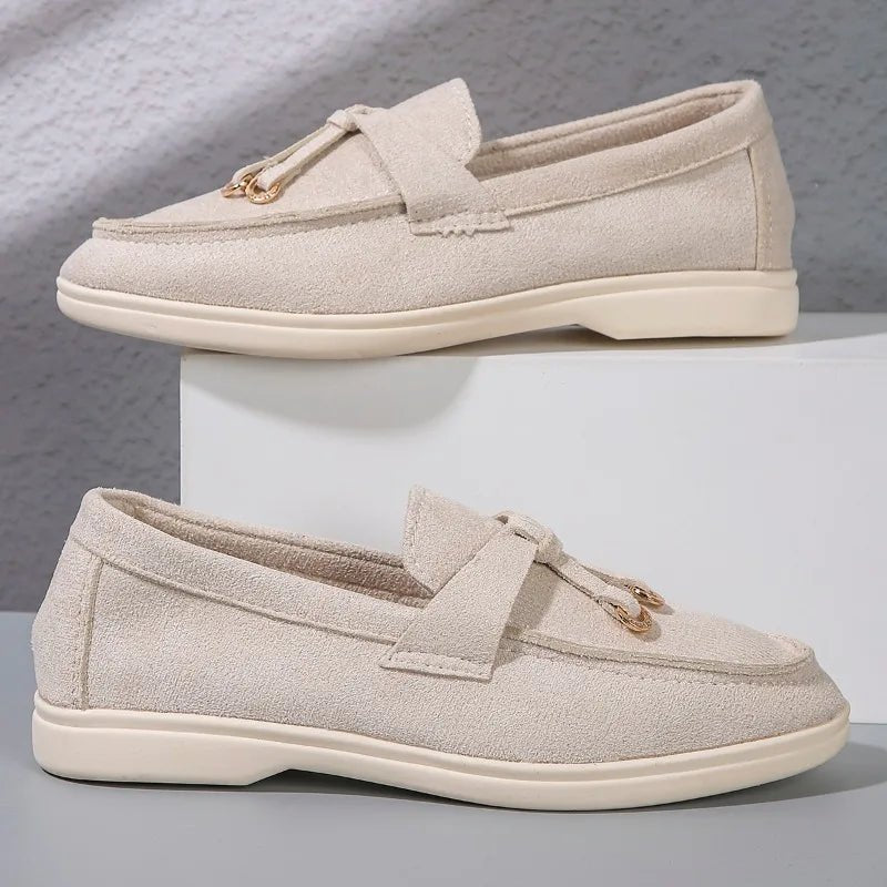 Women Suede Loafer Shoes