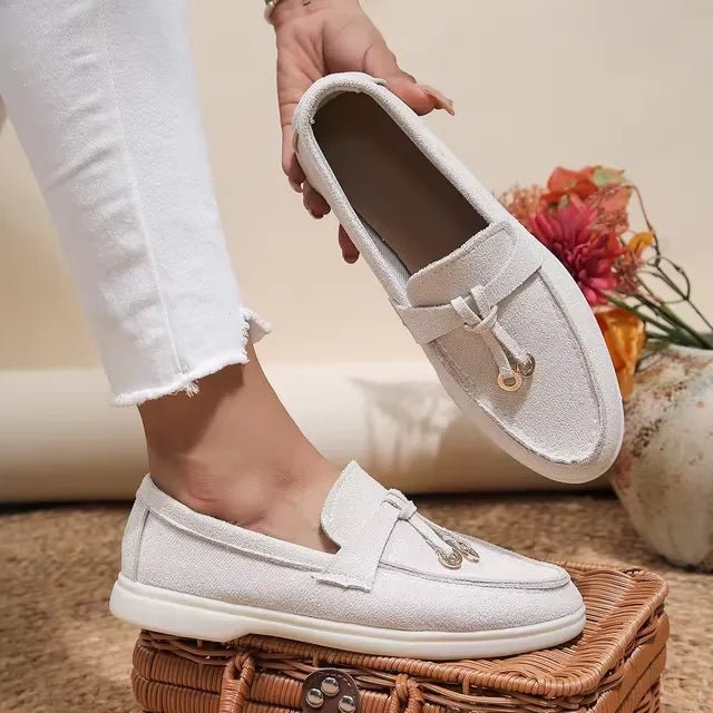 Women Suede Loafer Shoes