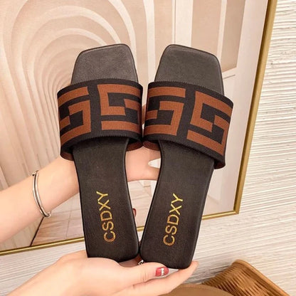 Women Cotton Flatform Sandals