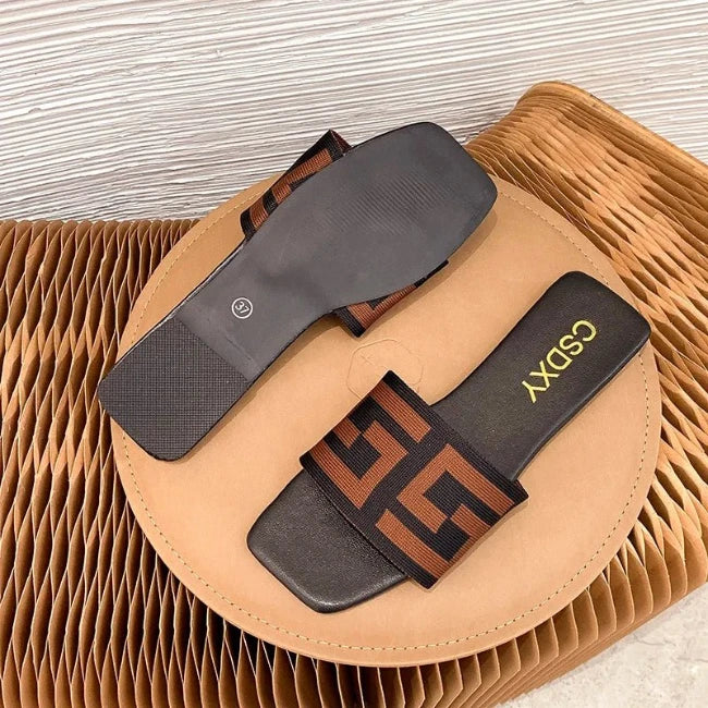 Women Cotton Flatform Sandals