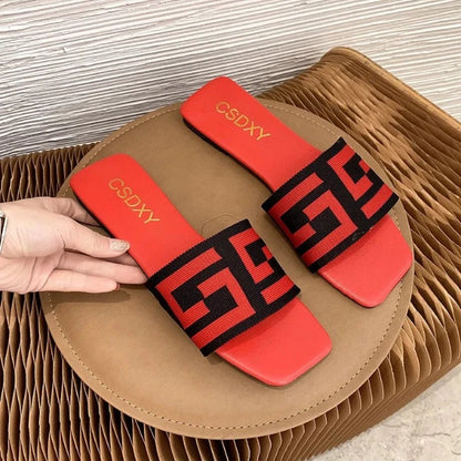 Women Cotton Flatform Sandals