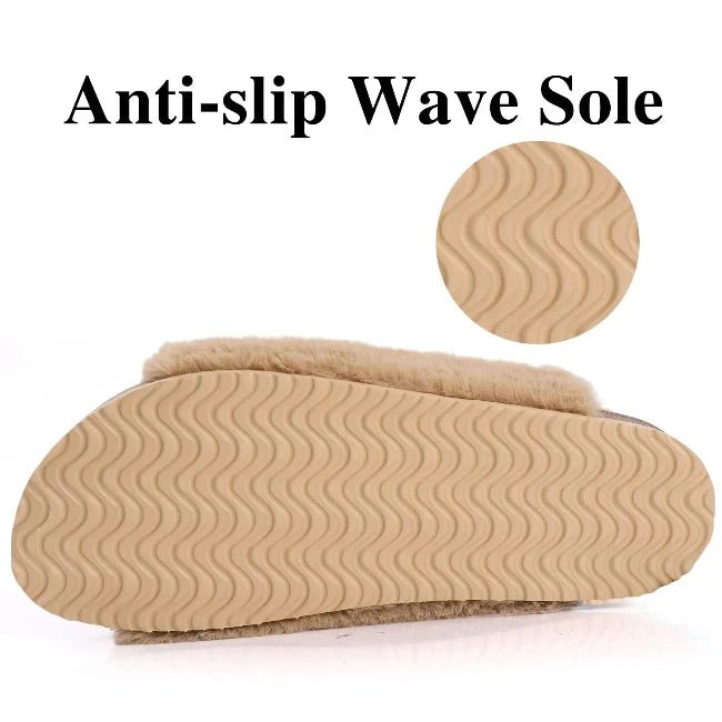 snugs berlin fluffy Anti-slip wave sole